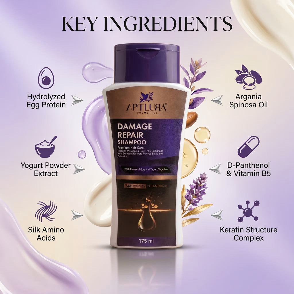 Aptlura Damage Repair Shampoo – 175ml