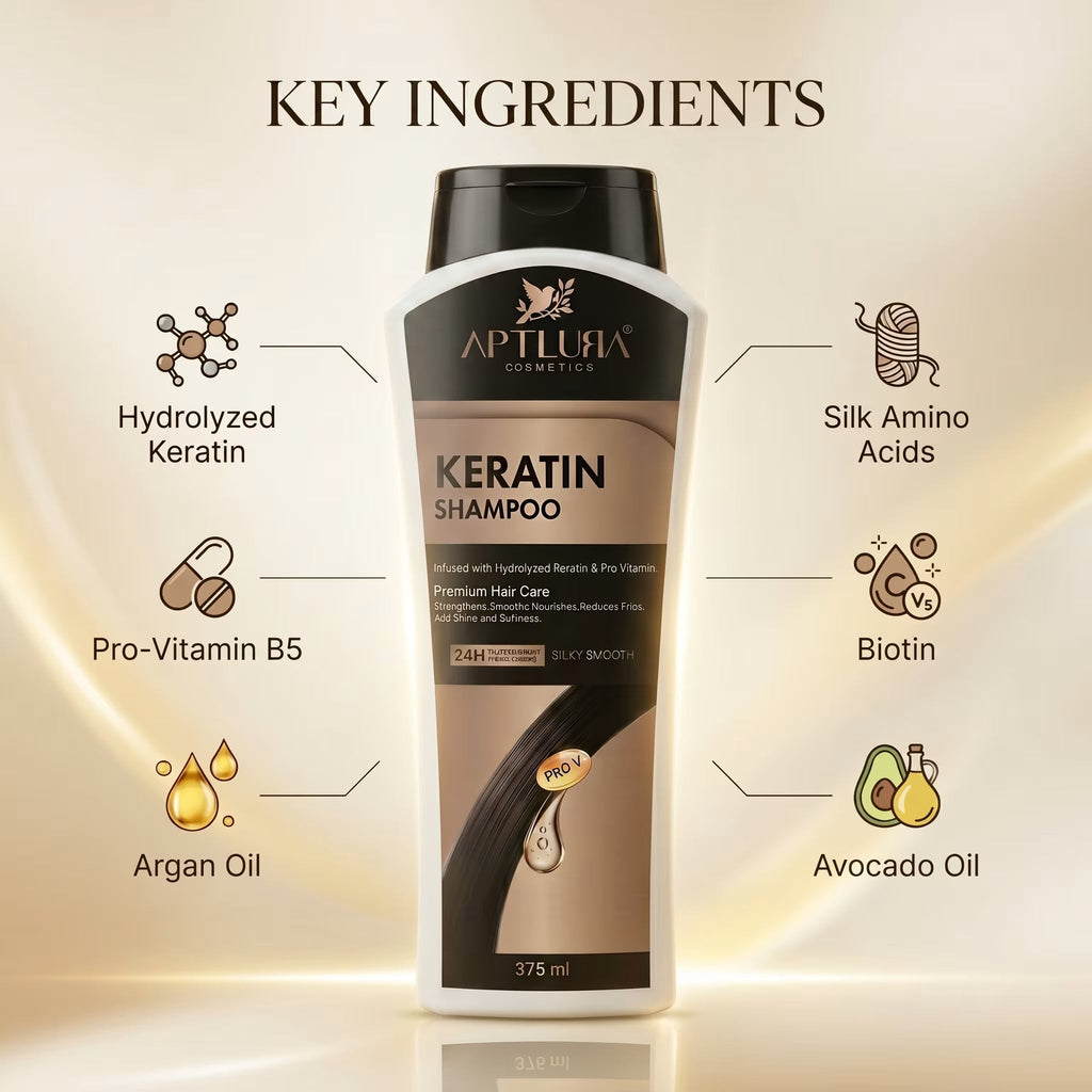 Aptlura Keratin Shampoo – 375ml
