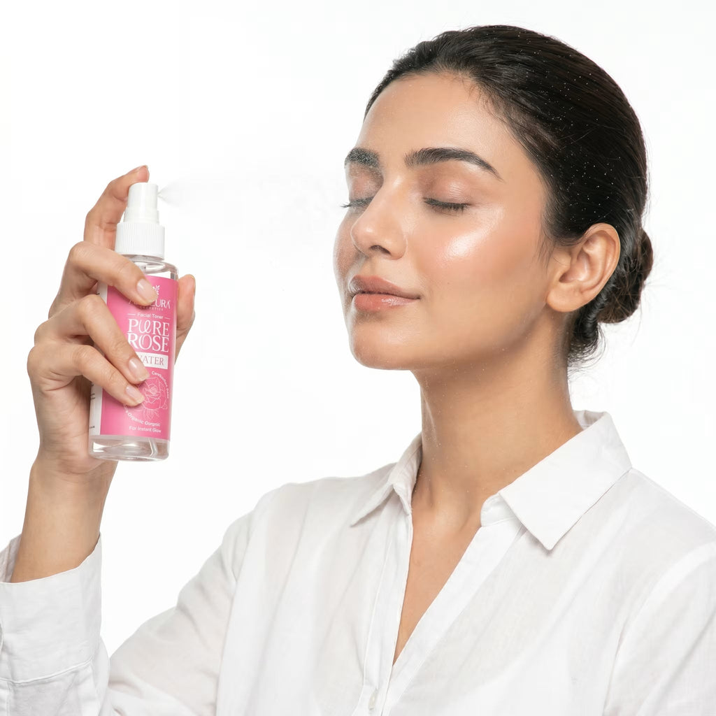 Aptlura Pure Rose Water Facial Toner – 120ml