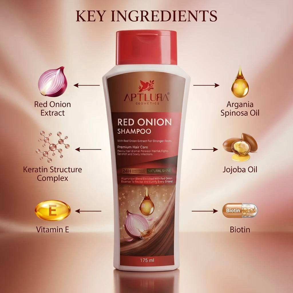 Aptlura Red Onion Hair Shampoo 175ml