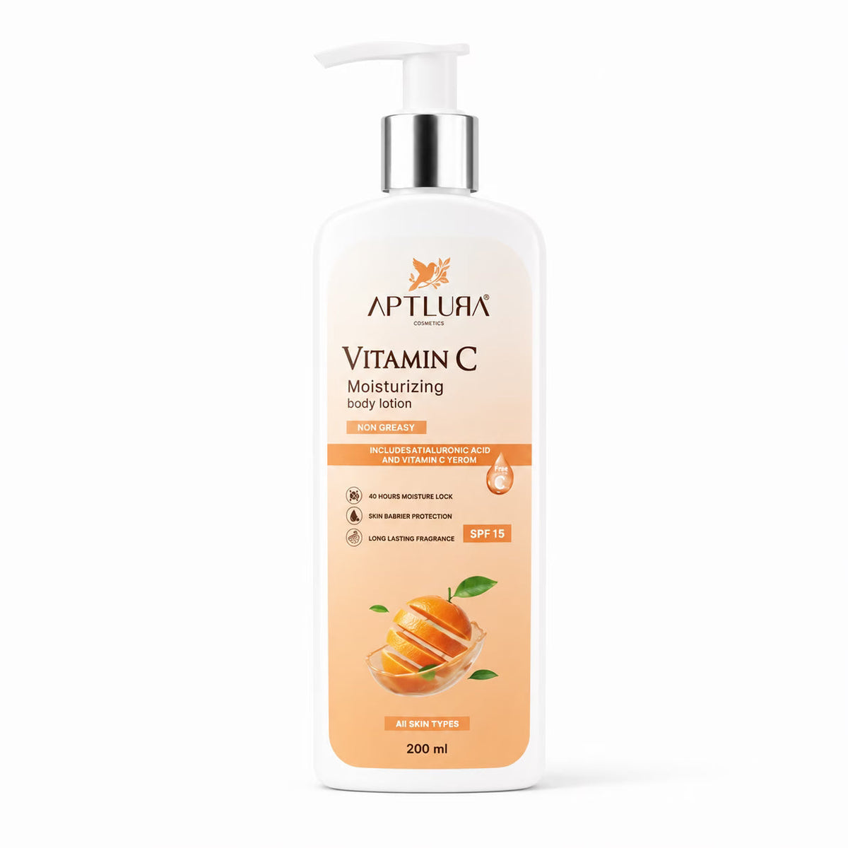 Aptlura Vitamin C Moisturizing Body Lotion 200ml