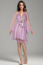 BLS - Babette Silk And Lace Nighty - Rose