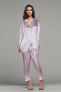 BLS - Beulah Silk Pajama Set - Powder Pink