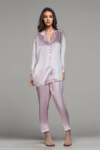 BLS - Beulah Silk Pajama Set - Powder Pink
