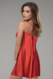 BLS - Brielle Silk And Lace Nighty - Red