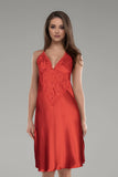 BLS - Brielle Silk And Lace Nighty - Red