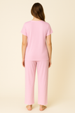 BLS - Aster Viscose Pajama Set - Pink