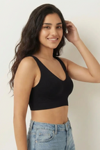 BLS - Big Girl Non Wired And Padded Bra - Black