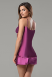 BLS - Bonolo Silk And Lace Short Set - Fuchia