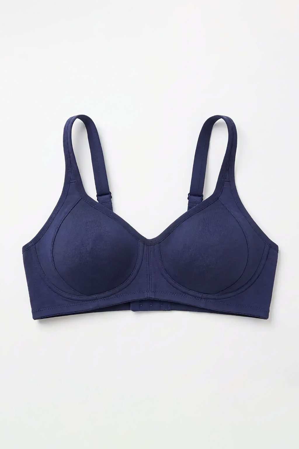 BLS - Calantha Non Wired And Non Padded Cotton Bra - Navy Blue