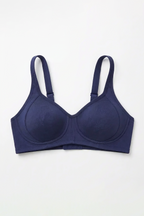BLS - Calantha Non Wired And Non Padded Cotton Bra - Navy Blue