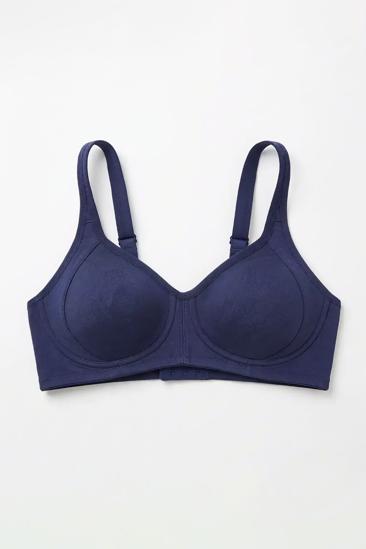 BLS - Calantha Non Wired And Non Padded Cotton Bra - Navy Blue