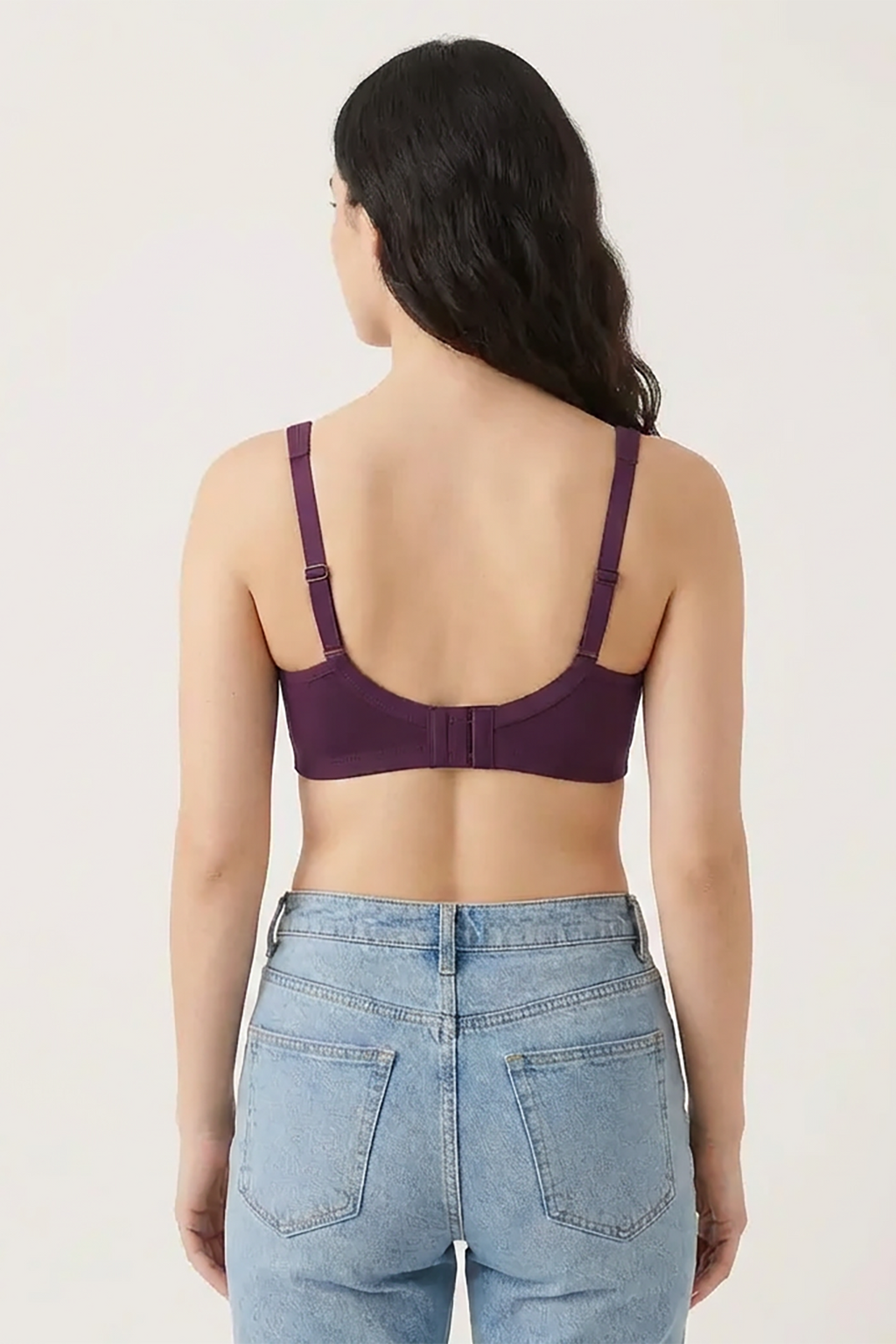 BLS - Calantha Non Wired And Non Padded Cotton Bra - Purple