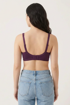 BLS - Calantha Non Wired And Non Padded Cotton Bra - Purple