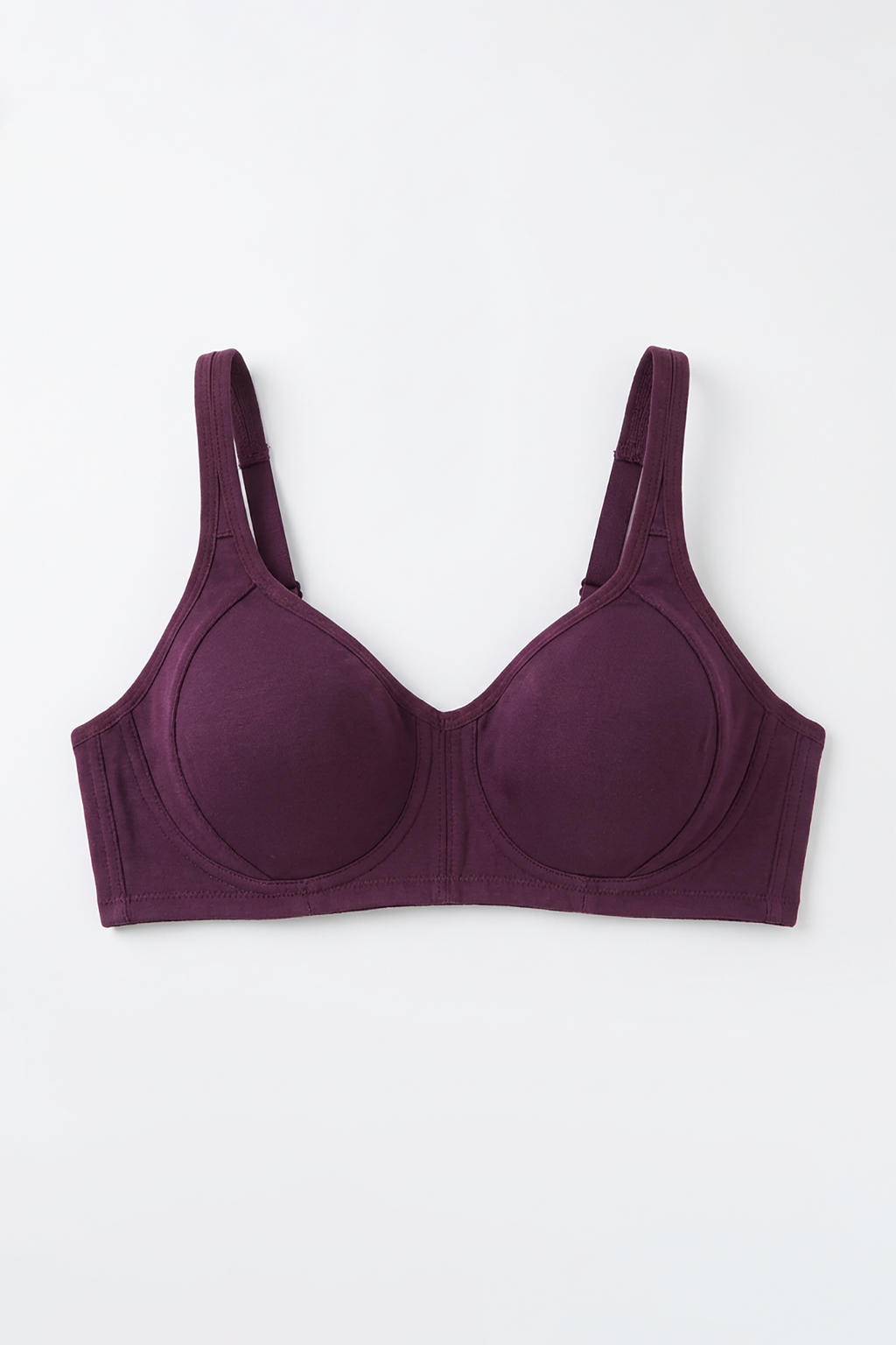 BLS - Calantha Non Wired And Non Padded Cotton Bra - Purple