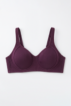 BLS - Calantha Non Wired And Non Padded Cotton Bra - Purple