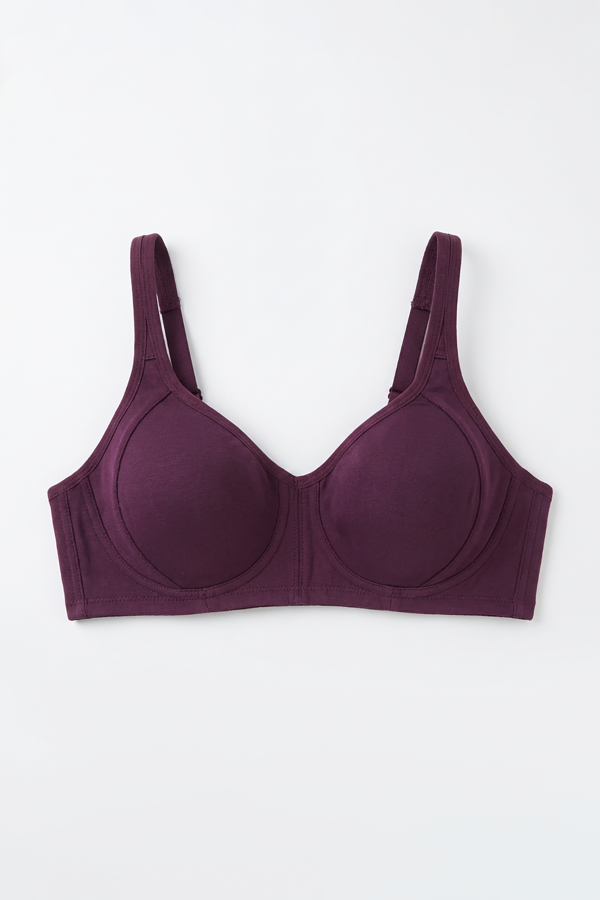 BLS - Calantha Non Wired And Non Padded Cotton Bra - Purple
