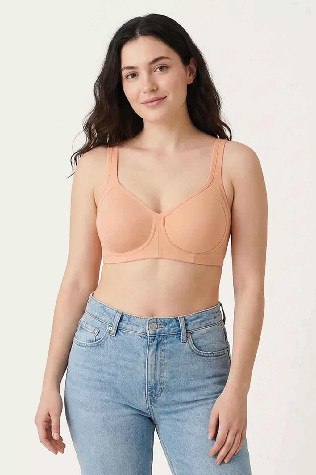 BLS - Calantha Non Wired And Non Padded Cotton Bra - Salmon