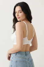 BLS - Calantha Non Wired And Non Padded Cotton Bra - White