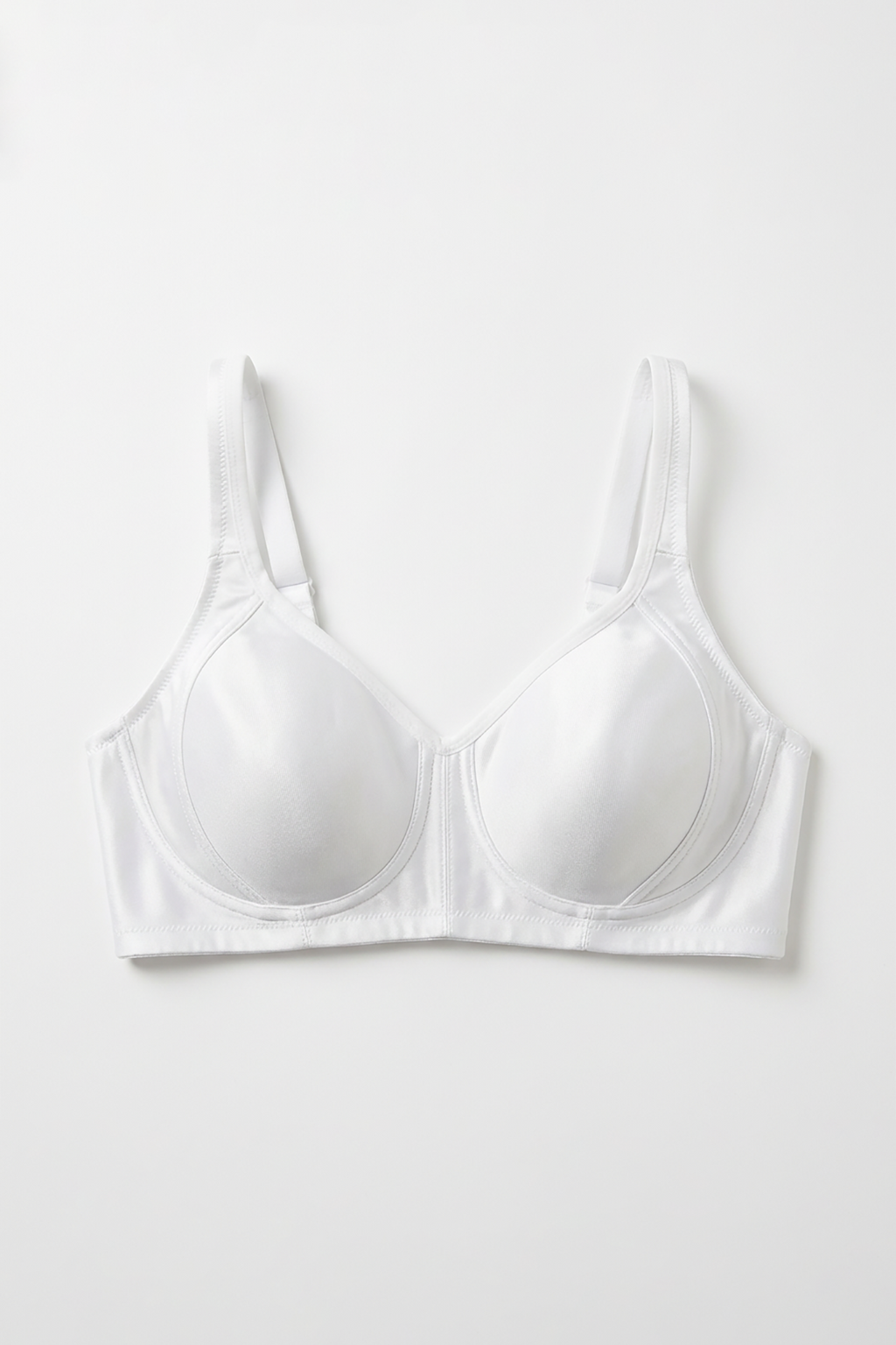 BLS - Calantha Non Wired And Non Padded Cotton Bra - White