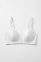 BLS - Calantha Non Wired And Non Padded Cotton Bra - White