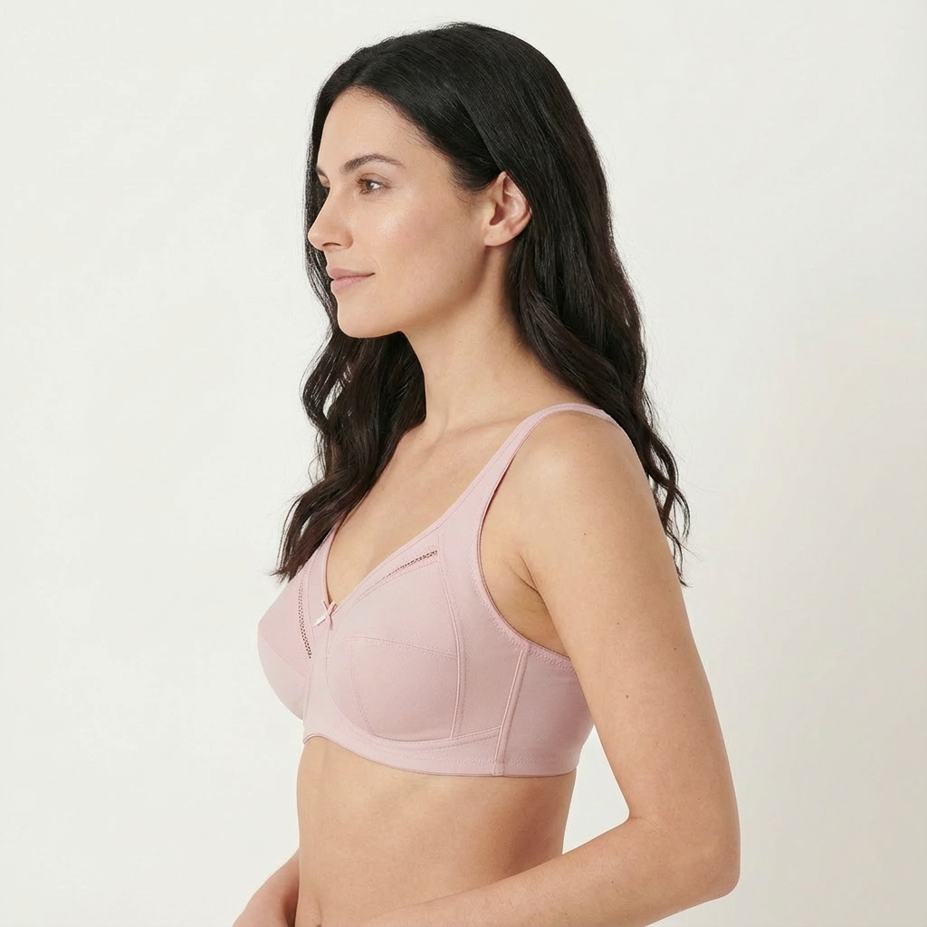 BLS - Cali Non Wired And Non Padded Cotton Bra - Pink