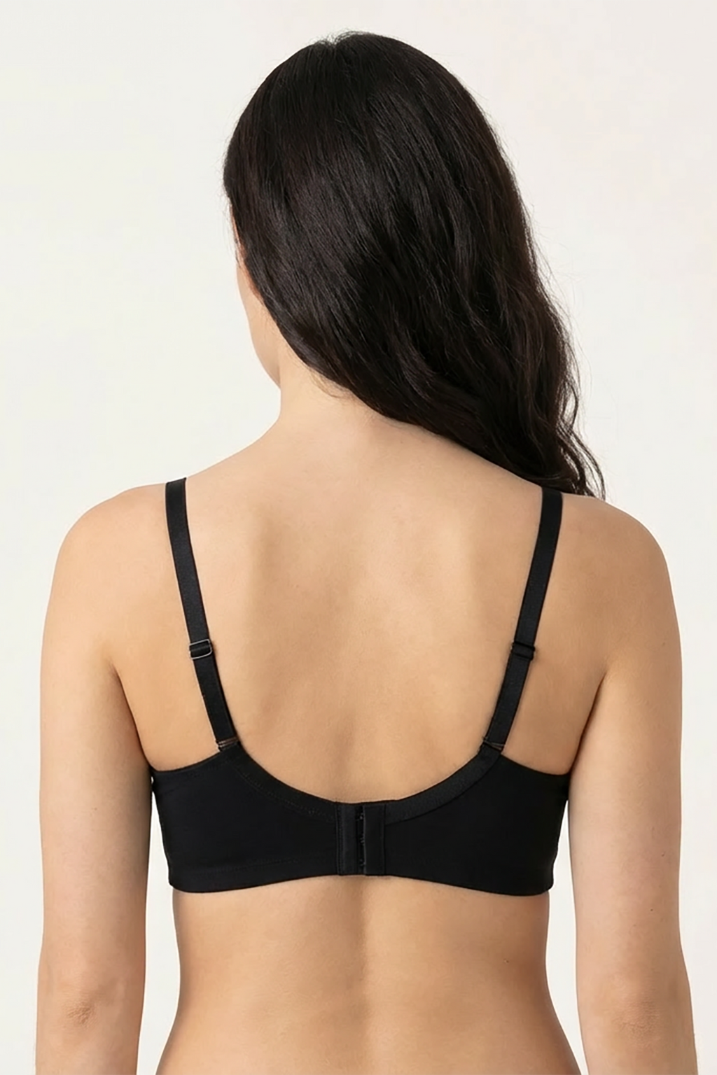 BLS - Caprina Non Wired And Non Padded Cotton Bra - Black Negro