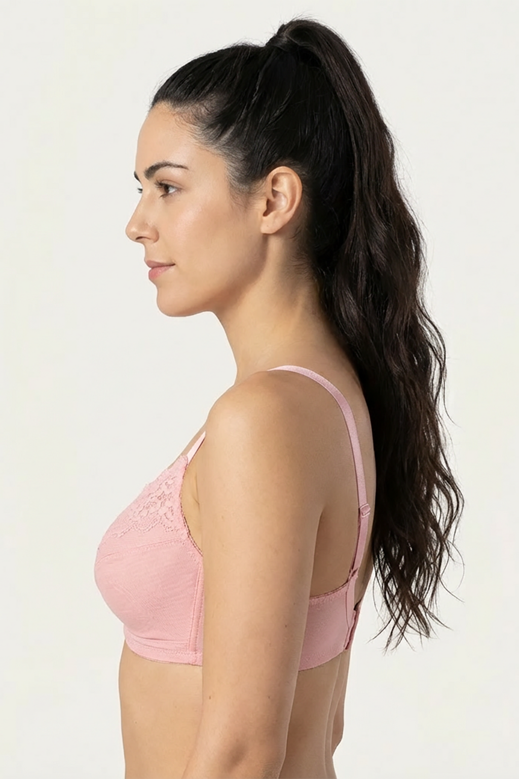 BLS - Caprina Non Wired And Non Padded Cotton Bra - Cosmo Pink