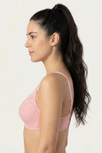 BLS - Caprina Non Wired And Non Padded Cotton Bra - Cosmo Pink