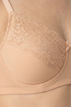 BLS - Caprina Non Wired And Non Padded Cotton Bra - Skin