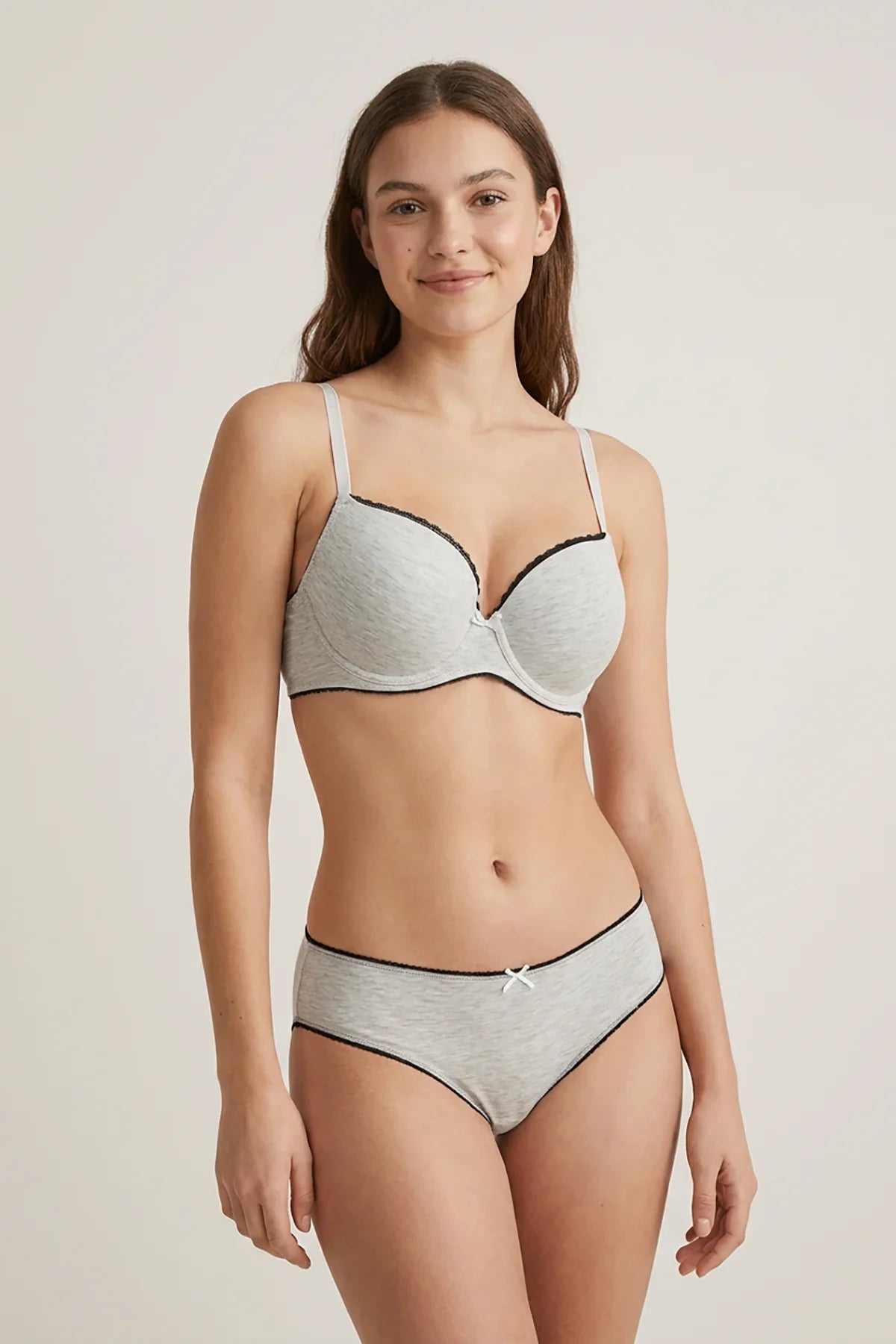 BLS - Cassia Cotton Brief - Gray