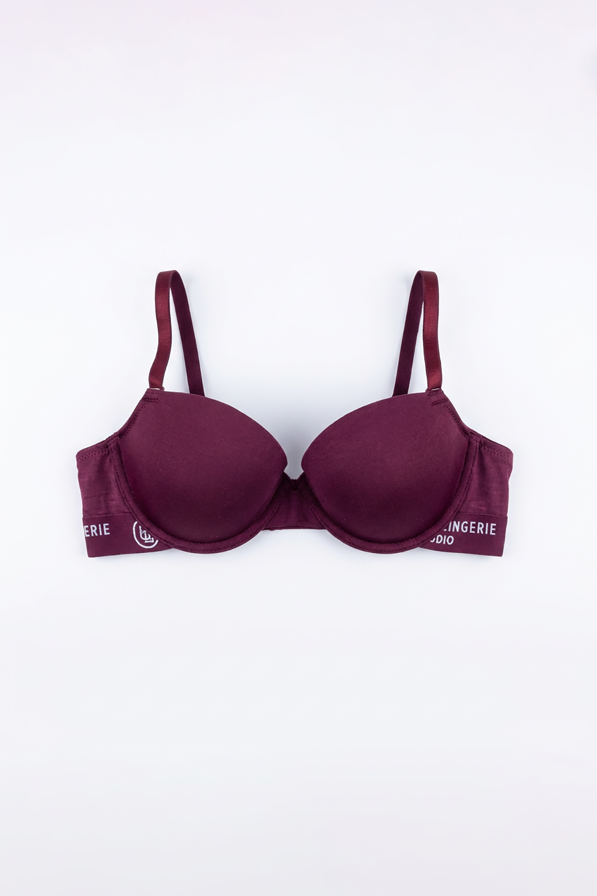 BLS - Cheree Wired And Padded Cotton Bra - Berry