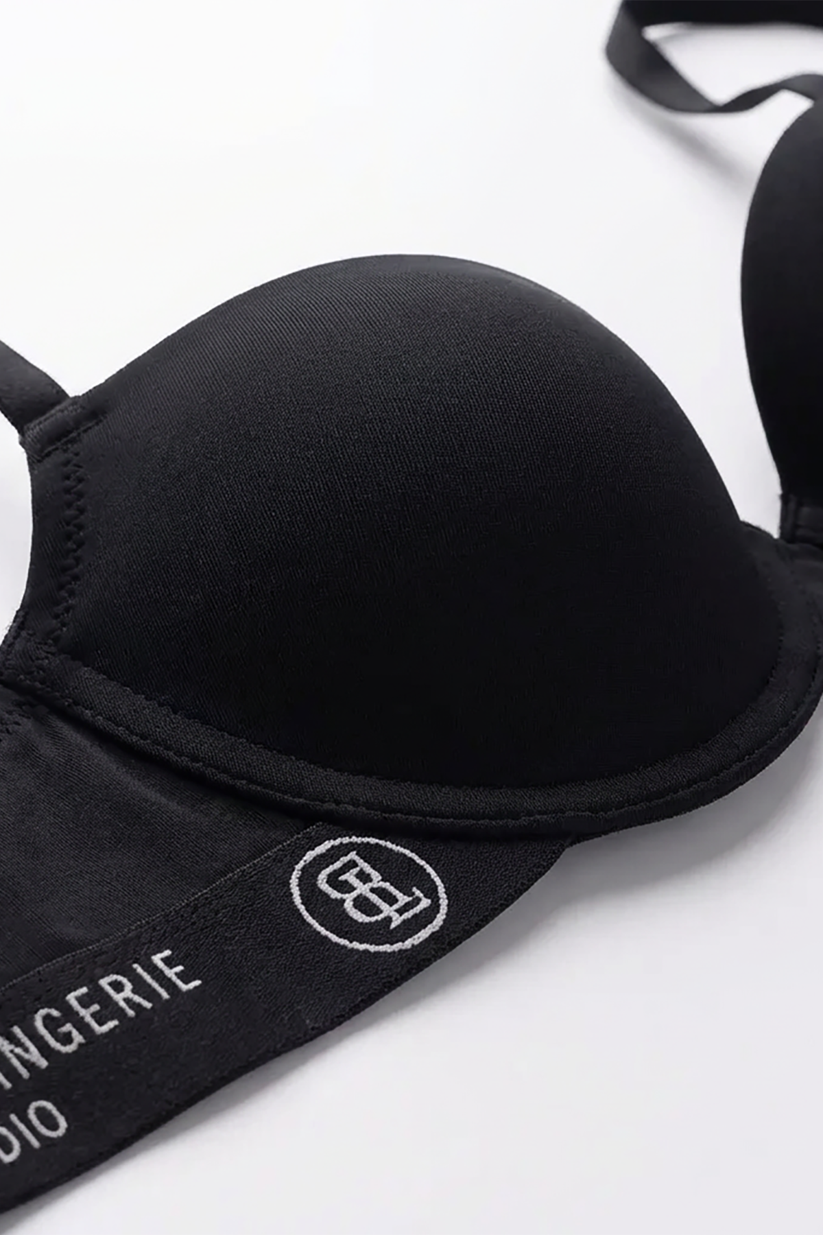 BLS - Cheree Wired And Padded Cotton Bra - Black