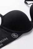 BLS - Cheree Wired And Padded Cotton Bra - Black