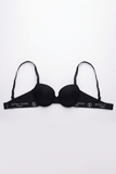 BLS - Cheree Wired And Padded Cotton Bra - Black