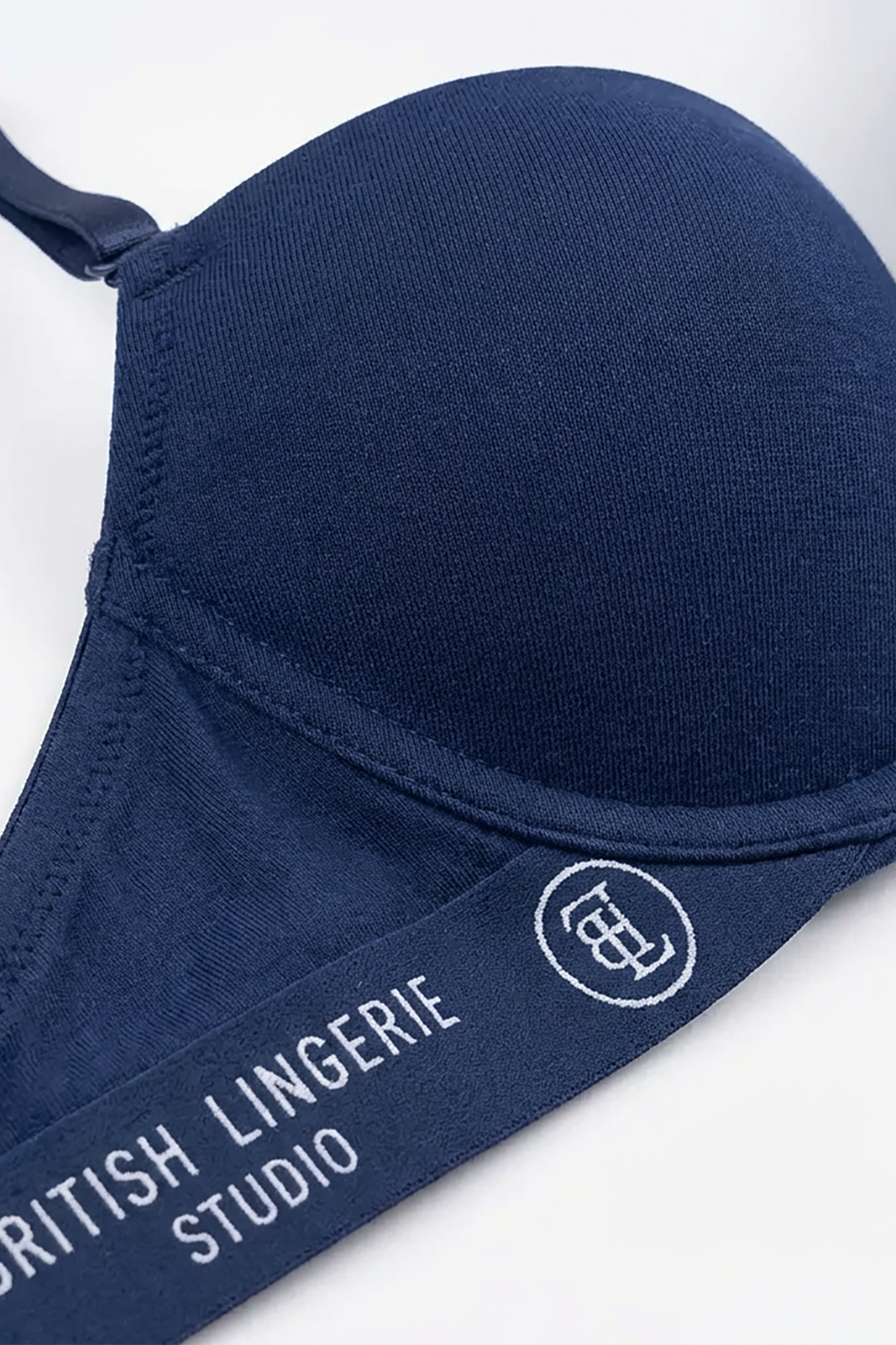 BLS - Cheree Wired And Padded Cotton Bra - Blue