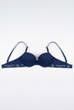 BLS - Cheree Wired And Padded Cotton Bra - Blue