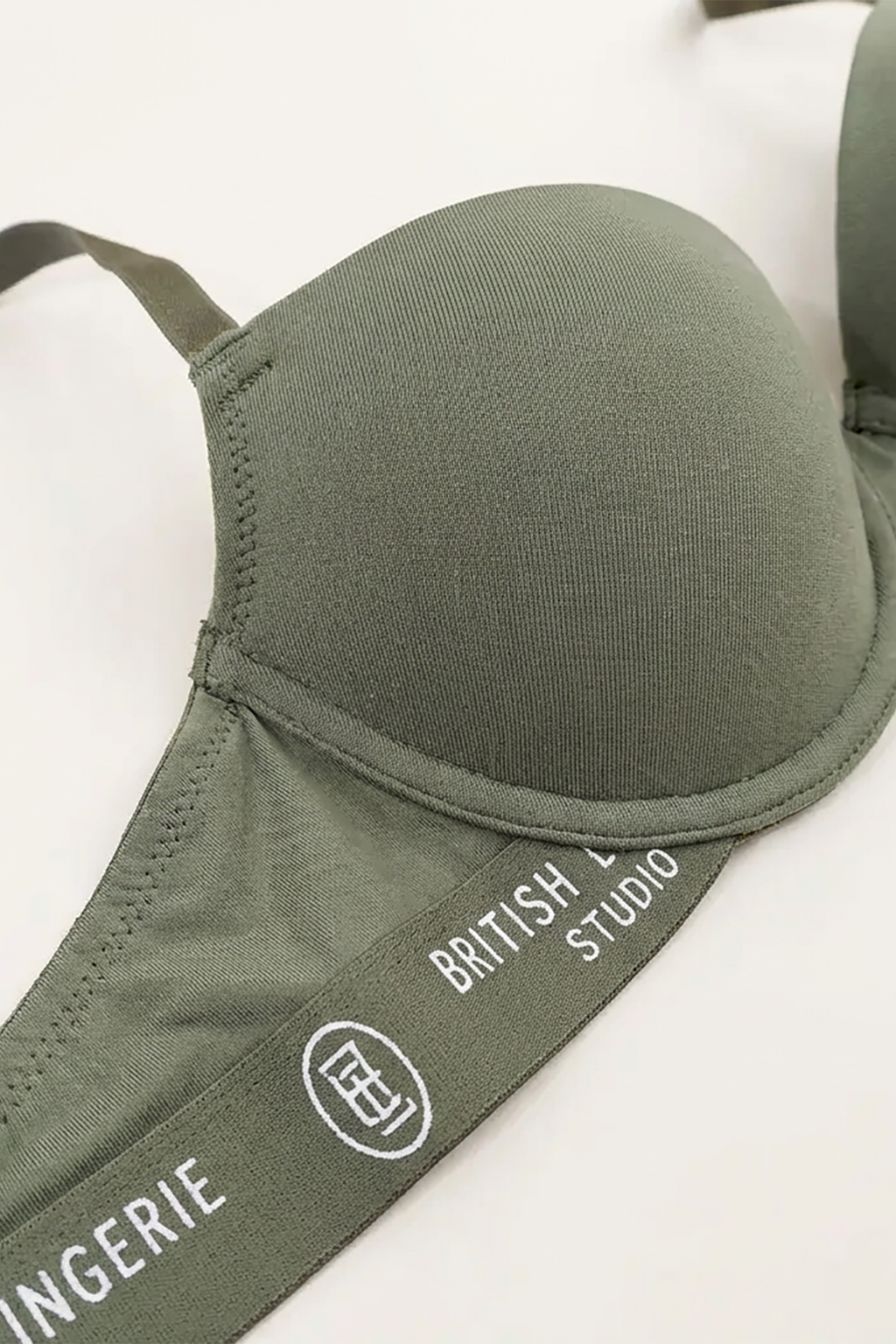 BLS - Cheree Wired And Padded Cotton Bra - Leaf Green