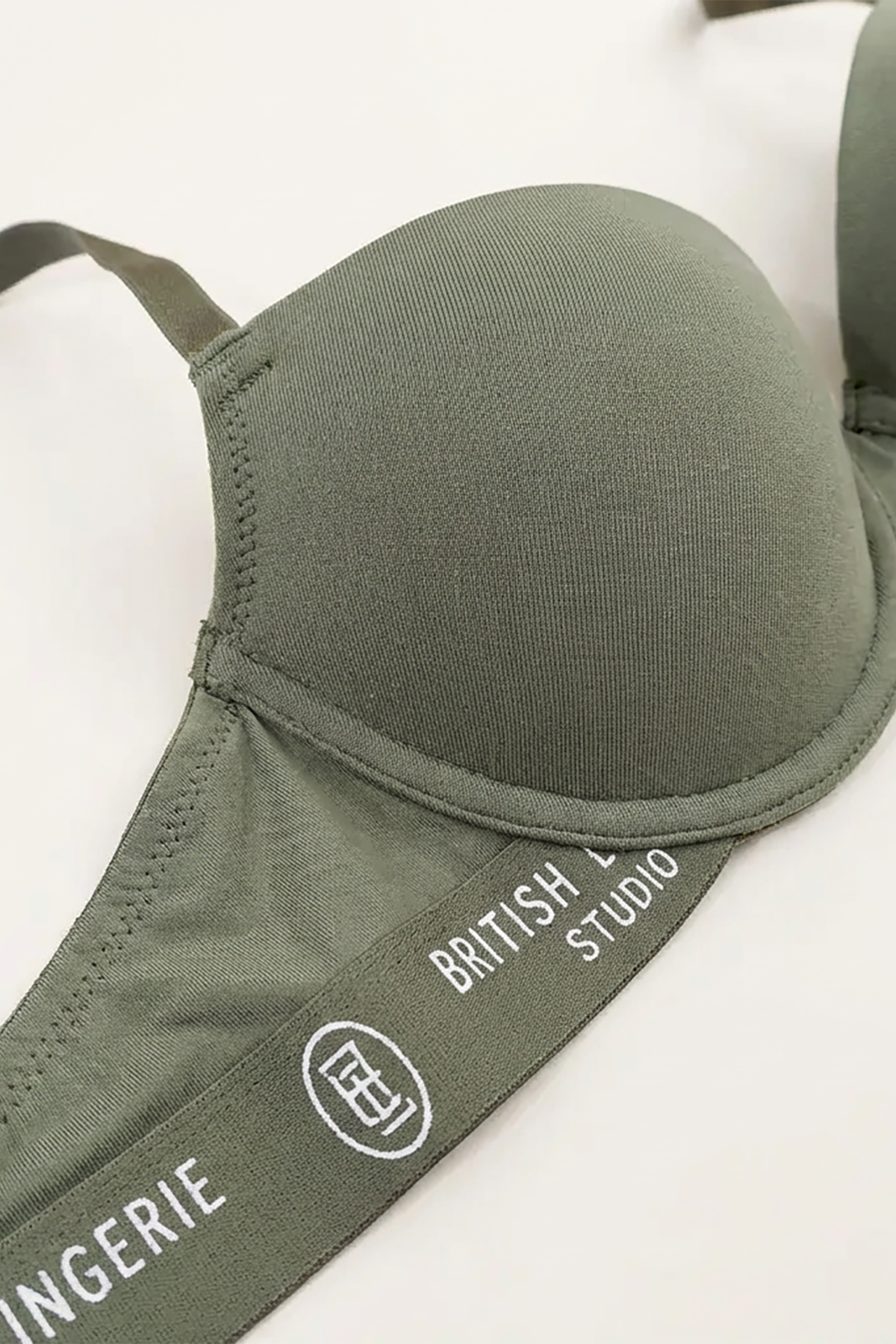 BLS - Cheree Wired And Padded Cotton Bra - Leaf Green