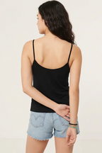 BLS - Colleen Stretchable Cotton Camisole - Black