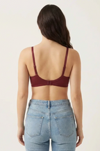 BLS - Colo Wired And Padded Cotton Bra - Hena