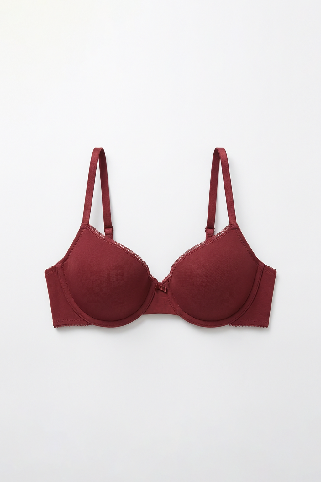 BLS - Colo Wired And Padded Cotton Bra - Hena