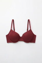 BLS - Colo Wired And Padded Cotton Bra - Hena
