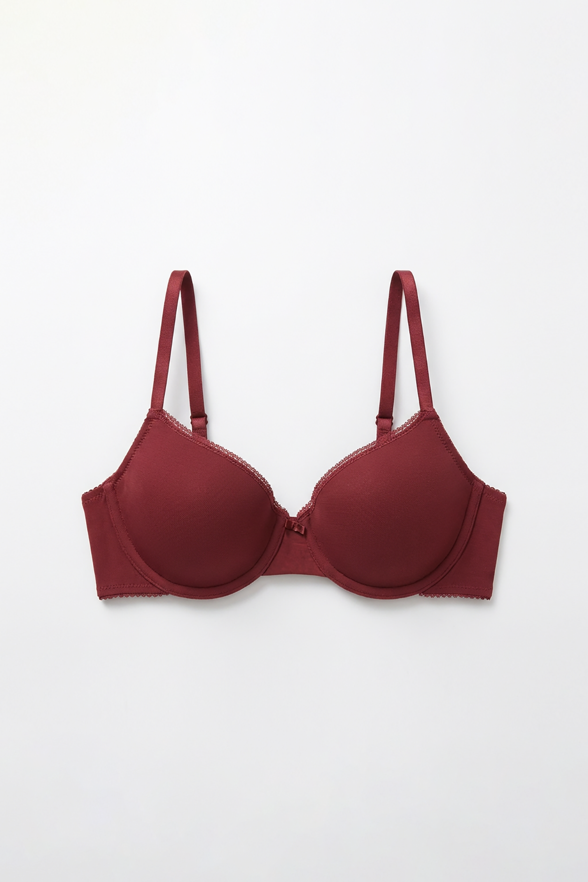 BLS - Colo Wired And Padded Cotton Bra - Hena