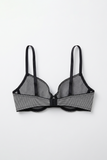 BLS - Colo Wired And Padded Cotton Bra - YD Black