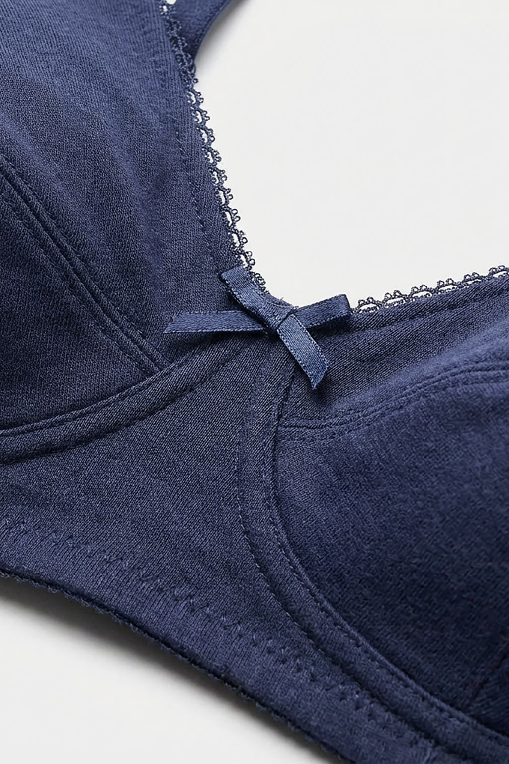 BLS - Cora Non wired And Non Padded Cotton Bra - Navy Blue