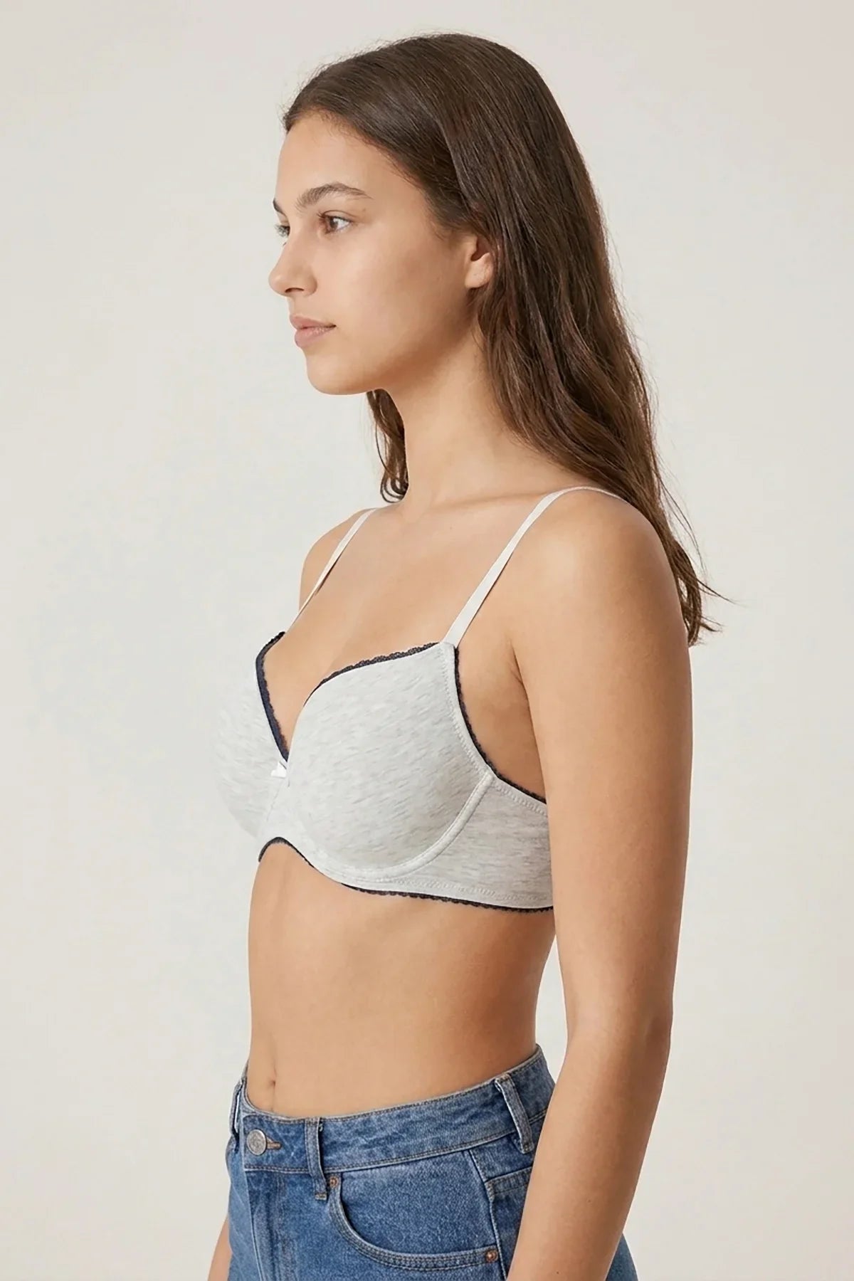 BLS - Cosima Wired And Push Up Bra - Gray