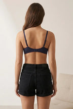 BLS - Cosima Wired And Push Up Bra - Navy