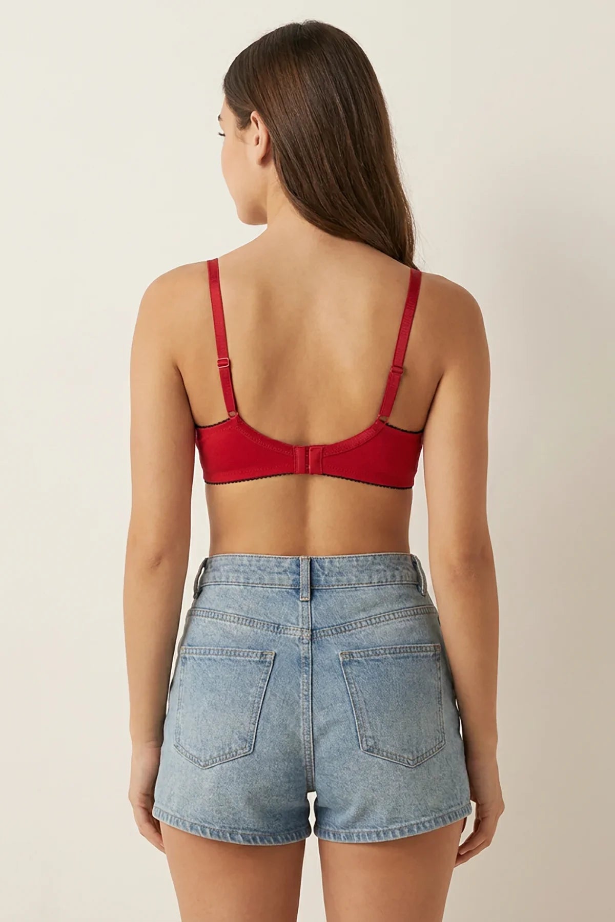BLS - Cosima Wired And Push Up Bra - Red