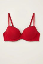 BLS - Cosima Wired And Push Up Bra - Red